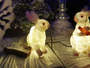 LED Hase Figur klein 1